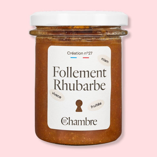 Follement Rhubarbe – rabarberconfiture – 200 g – La Chambre