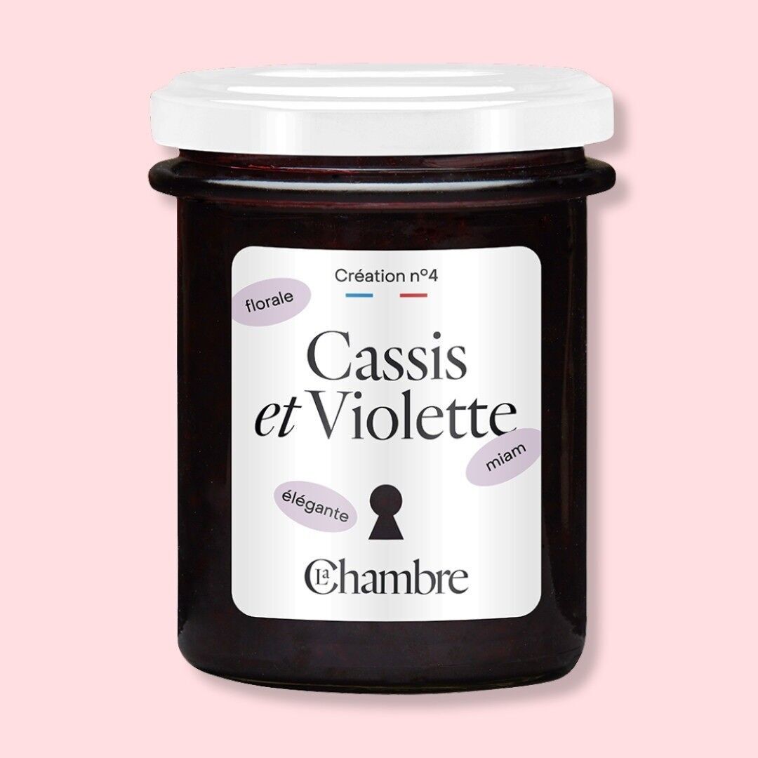 Zwarte-bessenconfiture met viooltjes – 200 g – La Chambre
