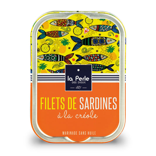 Olievrije sardinefilets, Creoolse stijl – La Perle des Dieux