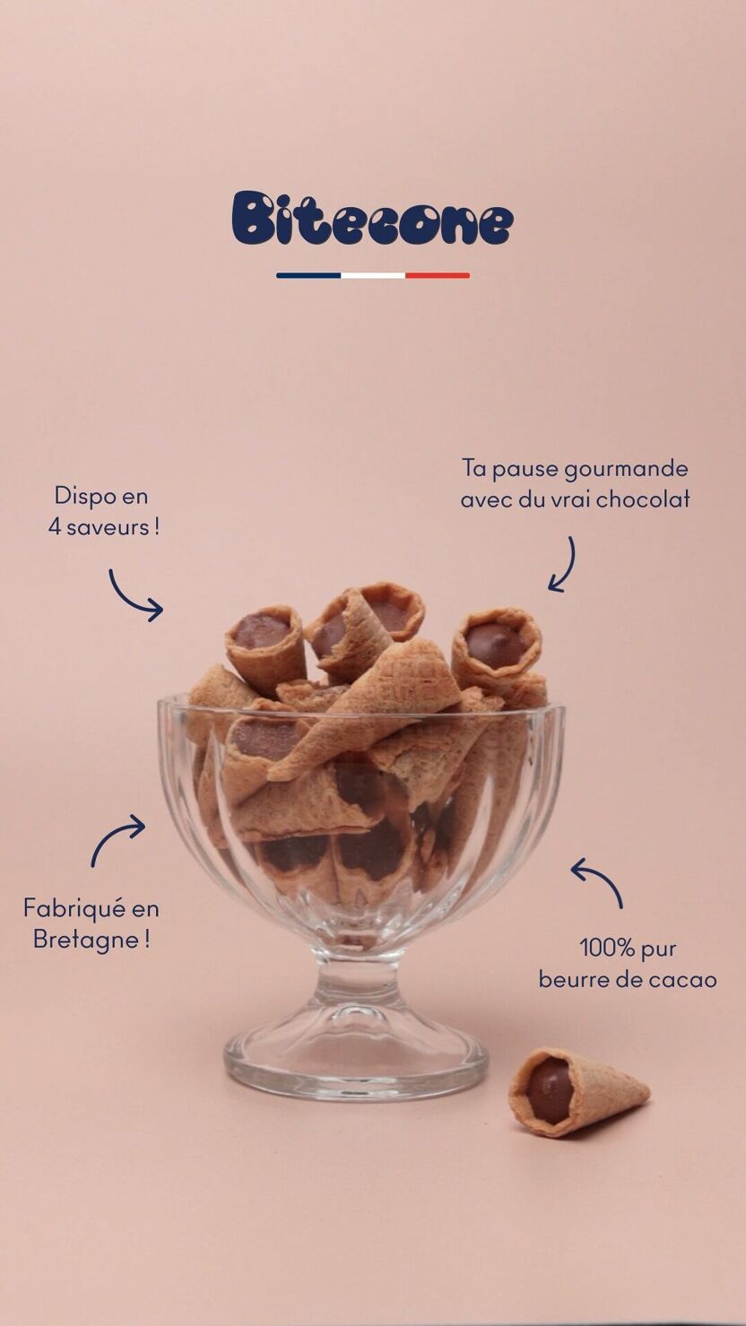 Pure chocolade Bitecone