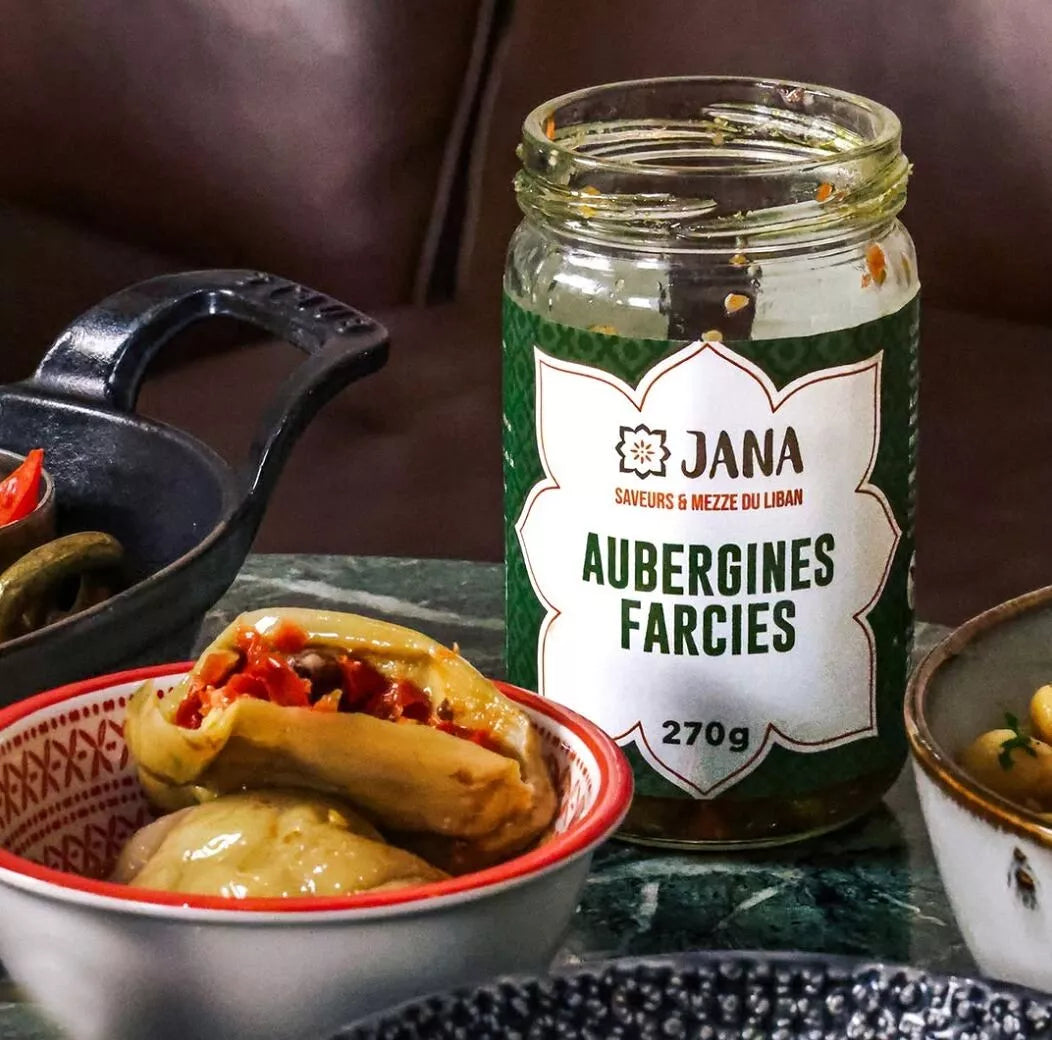 Aubergine gevuld met walnoten 270 g