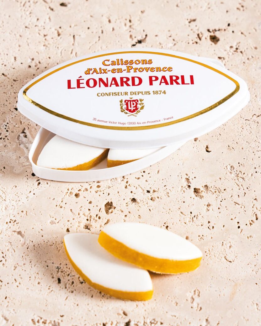 PARLI Calissons en Boîte Traditionnelle - 44g - 4 pièces