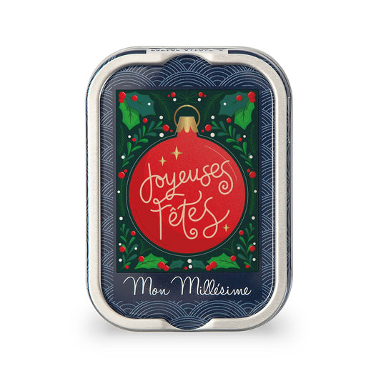 Vintage Sardientjes "Joyeuses Fêtes" Kersteditie - in extra vierge olijfolie