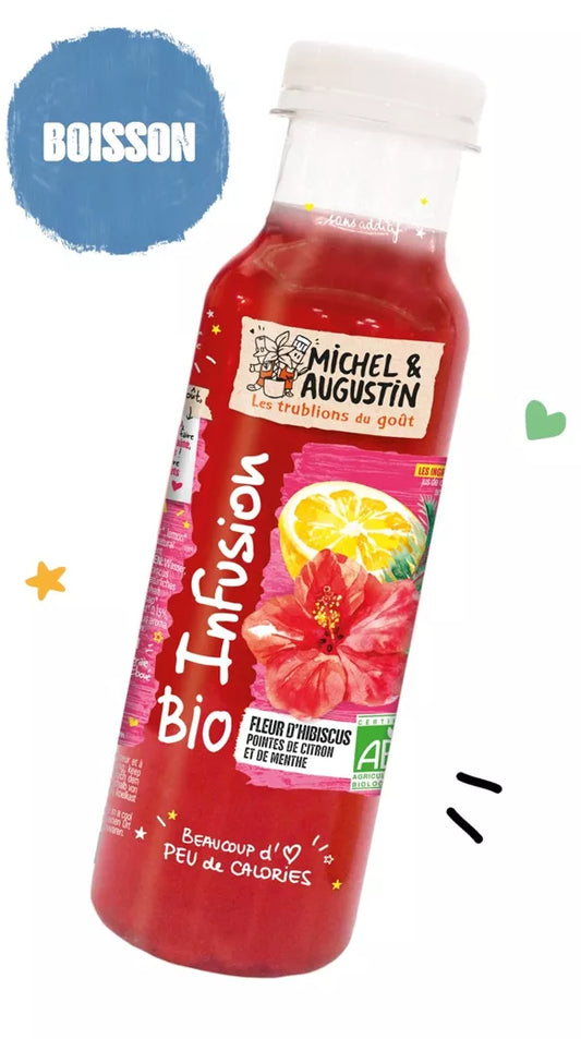 Hibiscus Citroenmuntinfusie 33CL BIO