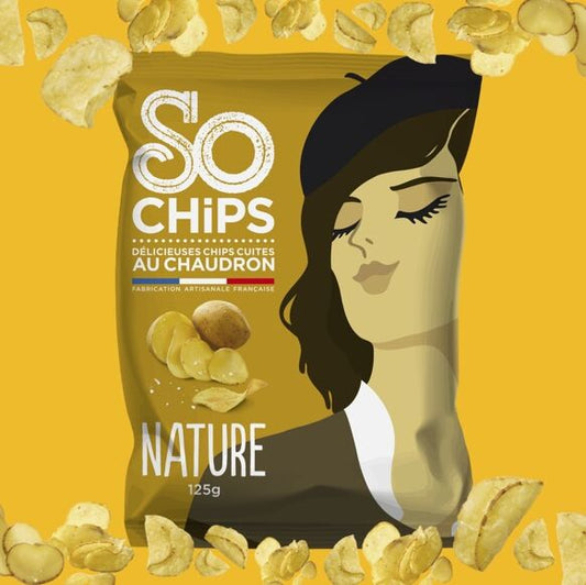 Ambachtelijke Natuurlijke chips - 125 g
