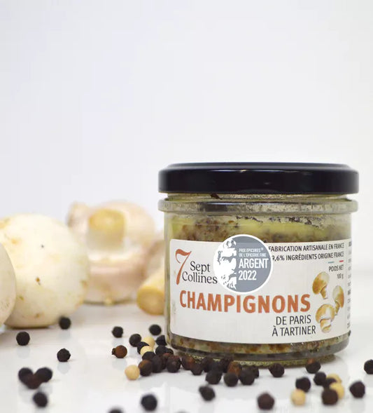 Parijse champignons om te smeren - 100g (Epicure d'Argent 2022) - Smeerbaar voor aperitief
