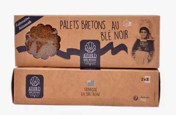 Palets Bretons au Ble Noir - Boekweitpalets - carton 120g