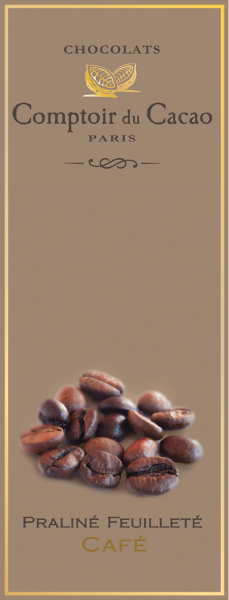 Chocolade met Koffie praliné feuilleté - Tablet 80g