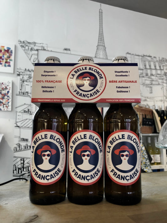 3 Pack Bier - La Belle Blonde Française - 3x 33cl