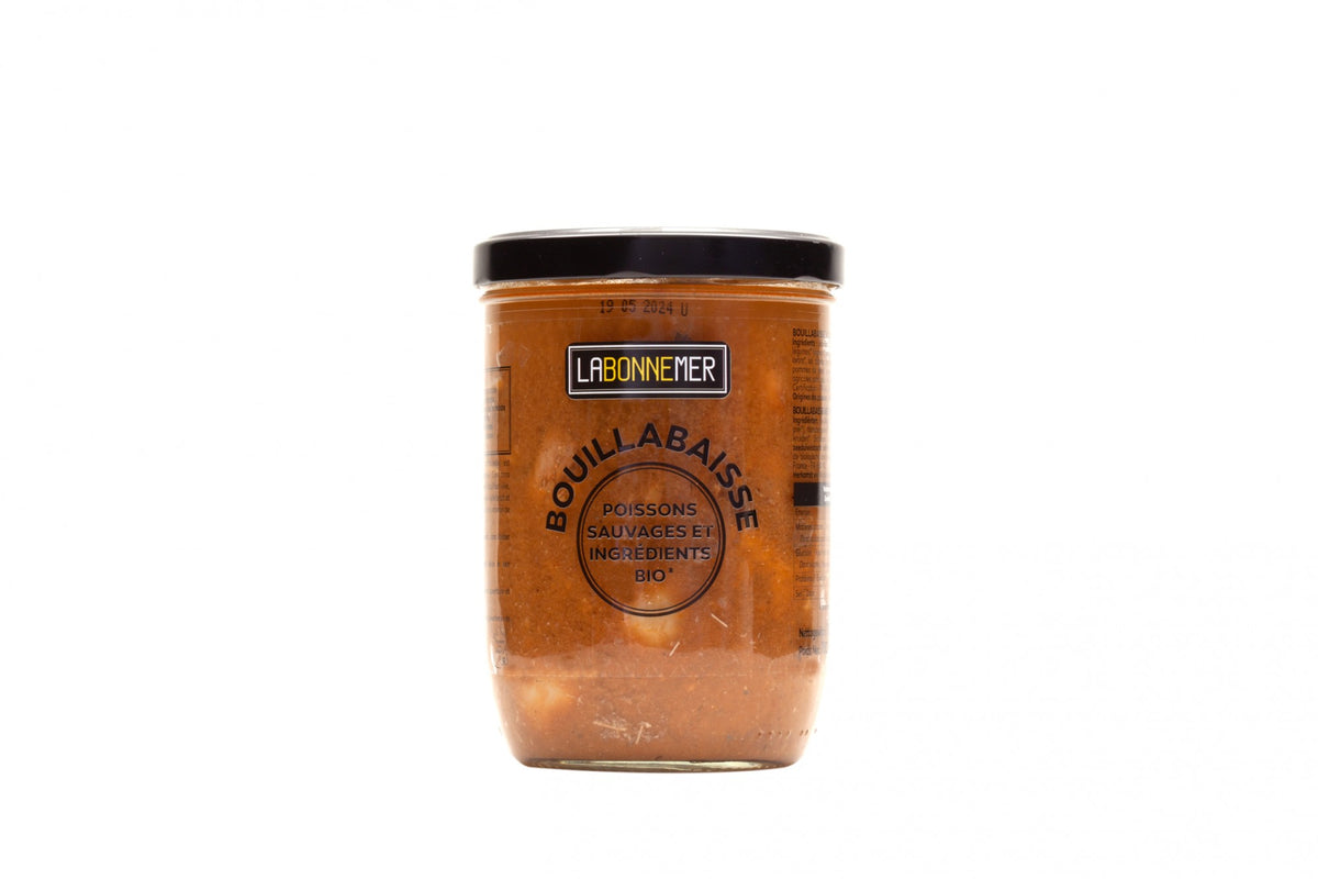 Bouillabaisse bio La Bonne Mer van Ferrigno – glazen pot van 780 g met nieuw etiket