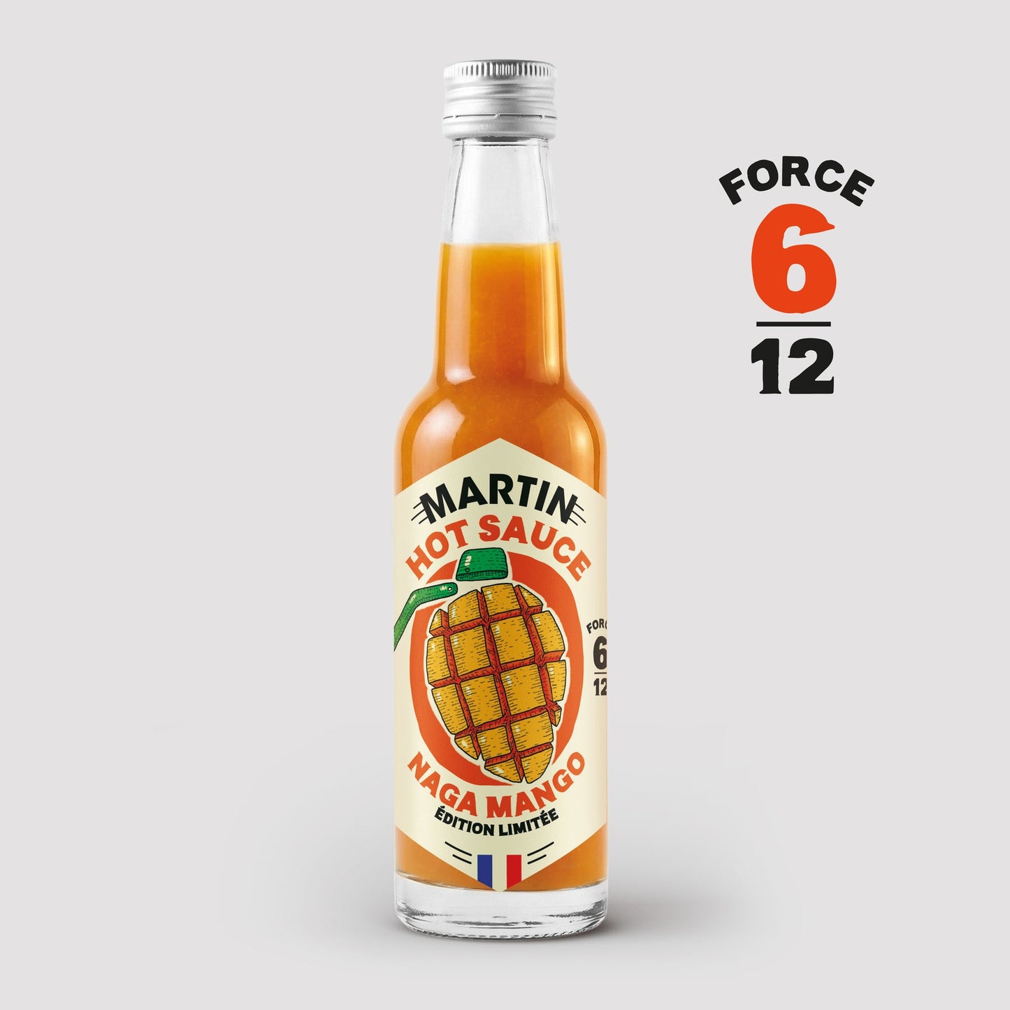 Hot sauce Naga Mango Spicy Tropical - force 6/12 - 100g