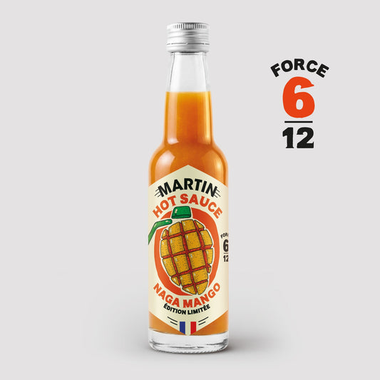 Hot sauce Naga Mango Spicy Tropical - force 6/12 - 100g