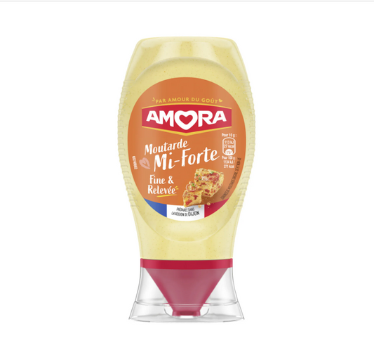 Moutarde Amora Mi-Forte - 260g