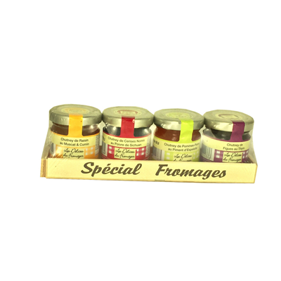 Cadeauset met confit voor kazen: 4 x 40 g