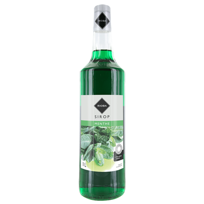 Groene Muntsiroop  Sirop de menthe verte - 1 L