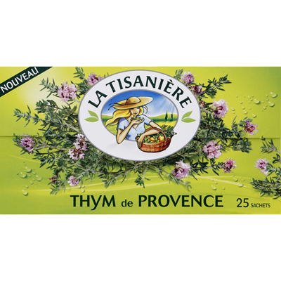 Tijm uit de Provence kruidenthee 25 zakjes La Tisanière