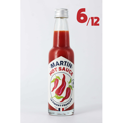 Hot Sauce piquante origine 100g 6/12