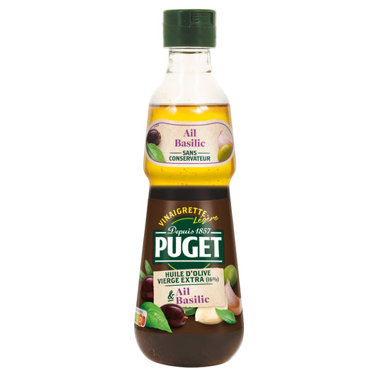Vinaigrette Knoflook en Basilicum - 330 ml