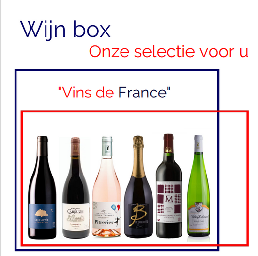 Wijn box "Vins de France"