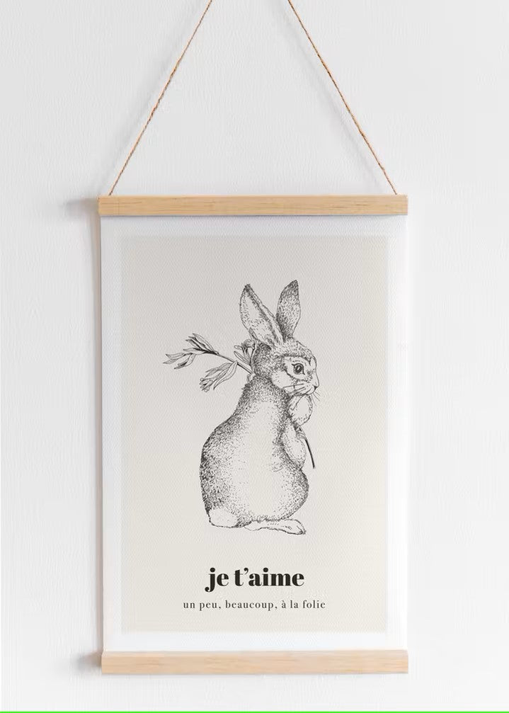 A3-poster "Je t'aime"