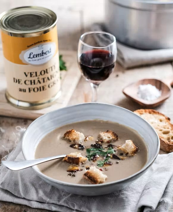 Velouté de châtaignes au foie gras - 800 g