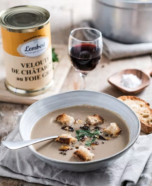 Velouté de châtaignes au foie gras - 800 g