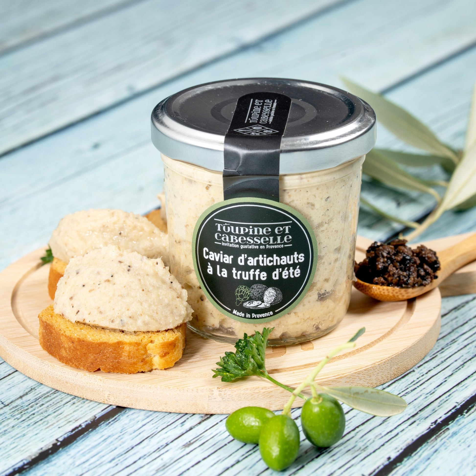 SUMMER TRUFFLE ARTICHOKE CAVIAR by TOUPINE ET CABESSELLE available at Les Belles Saveurs.