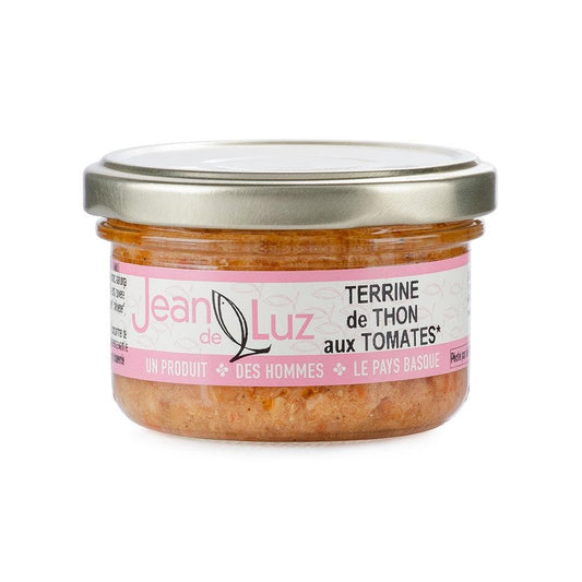 TERRINE OF TUNA WITH ORGANIC TOMATOES by JEAN de LUZ available at Les Belles Saveurs.