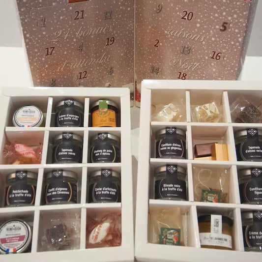 Advent kalender hartige en zoete specialiteiten