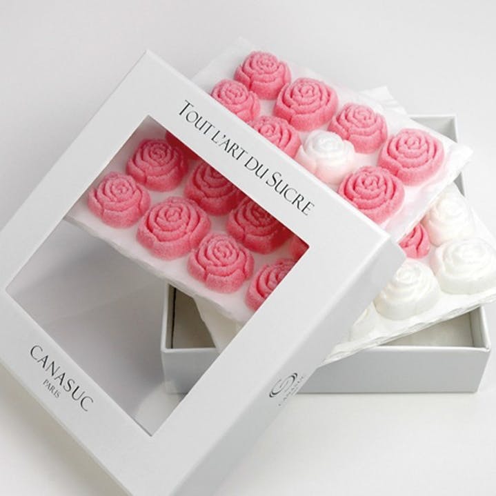 Box gevormde suikerklontjes "L'Envie en Rose"